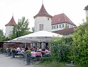 Seeterrasse der Schloßschänke Blutenburg (Foto: Martin Schmitz)